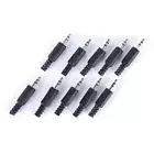 10x/lot 3.5mm audio male plug jack adapter stereo connector headphone HotA&$4