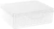 HOODANCOS Plant Organizer Case Compartment Transparent Plastic Storage Box for Gardening Supplies for Flower Vegetable Seeds Compact Portable Design