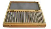 20 pairs Parallel Steel Gauge Block Set Ground Steel 40 plates 100 mm Long