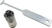 Cigarette Lighter Replacement Compatible with Chrysler Dodge Jeep Ram Cigarette Lighter Removal Tool Replace#57450,4793554AC,04793551