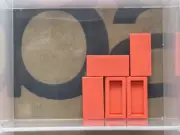 LEGO Parts - Coral Tile 1 x 2 - No 3069 - QTY 5