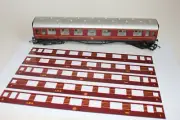LMS Coronation Scot coach Render Kit 6 x Coaches layover for LMS Hornby coach