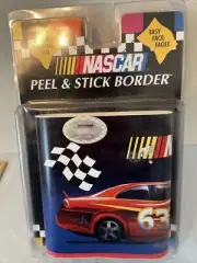 NASCAR Racing Peel & Stick Border Checker Flag Race Car 15' - NEW!