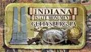 Indiana State Monument Gettysburg, Pa Civil War themed LARGE Iron on patch