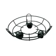 25cm Plant Pot Round Wheels Mover Metal Stand Trolley Caddy Garden Plate