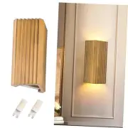 Modern LED Wall Sconce Indoor Wall Lights, Bronze Hardwired Up and Down Wall