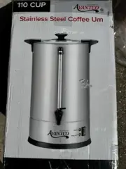 Avantco 177CU110ETL 110 Cup Stainless Steel Coffee Urn