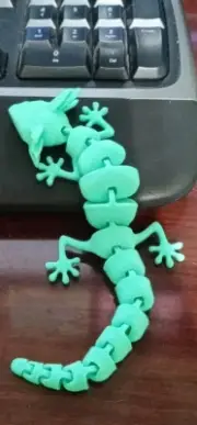Axolotl Articulated Toy 3D Printed Fidget ASMR Desk Pet Anxiety