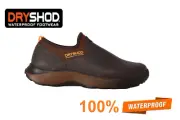 Dryshod Mens Size 12.5 Evalusion Lightweight Brown Rubber Slip-On Shoe EVA-MS-BR