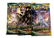 2021 Pokemon TCG Evolving Skies Sword & Shield 10 Card Booster Pack New 3 packs