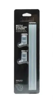 CamelBak ADULT eddy+ PLUS Replacement 2 x Bite Valves and Straws - Clear (Adult