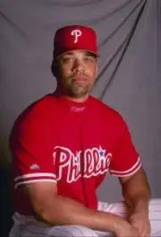 Tony Barron Philadephia Phillies poses for a picture during Sp- 1998 Old Photo