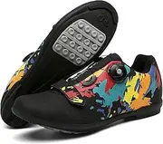 Men and Women Cycling Shoes,Road Touring Shoes Comfortable and Breathable Interior, Nylon Outsole,40,B