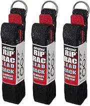 RiP-RAC RED MULTI PACK Easy to use Cable Storage Organiser Strap. Tangle Free Portable Cable Management. Music Electrical Computer. Keeps All Types of Cables Separate ORGANISED Tidy & Tangle Free