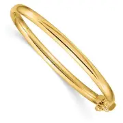 14K Solid Yellow Gold Bangle Bracelet