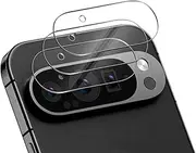 (3 Pack) Camera Lens Protector Compatible for Google Pixel 9 Pro 6.3 inch (Not for XL Model) Case Friendly Tempered Glass 9H High Definition Microphone Cutout Anti-Scratch