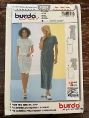 Burda 8986 UNCUT Sewing Pattern, Misses' Dress, Size 10-22