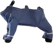 Perfk Dog Protective Pants Belly Protection Walking Rain Snow Pants Training Hiking Booties Running Pet Paws Protection Lightweight, XXL