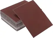 X AUTOHAUX Universal 4.49Inch x 5.51Inch 400 Grit Sanding Discs Hook & Loop Sanding Sheets Aluminum Oxide 50 Pcs