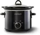 Crock-Pot 4-Quart Classic Slow Cooker 3 Manual Heat Settings, Black Finish