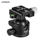 Andoer H-35 Tripod Ball Head Panorama Ballhead Mount Adapter U-Groove Low Gravit