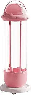 KIDBOT Stuffed Animal Storage Tube 172CM, Kids Toys Storage Tube Box with Wheels, Plush Soft Doll Organiser Playroom Display Cabinet Holder Container Vertical Stand