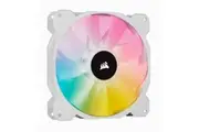 Corsair White SP140 RGB ELITE 140mm RGB LED Fan with AirGuide Single Pack