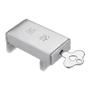 Stainless Steel Door Window Lock Stopper Sliding Window Security Lock Anti-Slip Adjustable Thickness