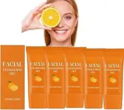 Vitamin C Exfoliating Gel, Deep Cleansing, Gentle Exfoliation&Brightening,Hydrating Exfoliator, Removes Dead Skin, Anti-Aging Face Scrub For Woman, Orange Exfoliating Scrub For Face And Body (5)
