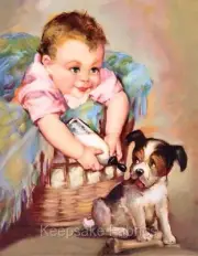 Becker Baby & Pup Quilt Block Multi Szs FrEE ShiPPinG WoRld WiDE (B2