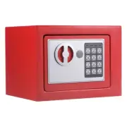Small Safe Box Digital Electronic Security Safe Box for Home Red