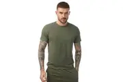 Ted Baker Mens Crew Neck T-Shirt (Khaki Green) (S)