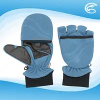 在飛比找momo購物網優惠-【ADISI】防風保暖翻指手套 AS23054 / 灰藍(保