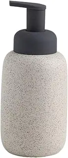 Simplicity Dispenser Sesame Dot Texture Design Liquid Soap Decorative Hand Sanitizer Dispenser Soap Dispenser Bathroom(Beige)