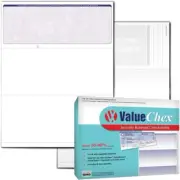 ValueChex UV Secure Check Paper Blank Check Stock Business Check On Top Classic