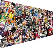KINPLE Extended Large Gaming Mouse Pad, Full Desk Keyboard Mouse Pad, XXL Bigmouse Pad with Anime, Waterproof and Anti-Skid for Office Desk Decor (23.6×11.8×0.1 inch)