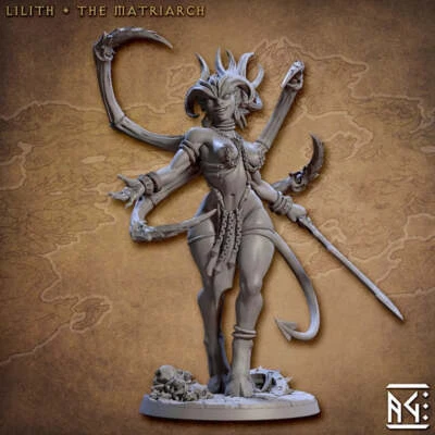 Lilith, the Matriarch - The Demon King's Spawn - Artisan Guild Minis Wargaming D