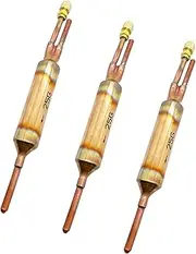 3 PCS Filter Drier Refrigerant Liquid Line with Charging Valve,25GR 1/4 X 1/4