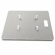 2 MR TRUSS BP2424 Universal Aluminum Base Plate 24" x 24" for 12" Square Truss