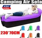 Air Sleeping Bag Lazy Chair Lounge Beach Sofa Bed Inflatable Camping Lounger