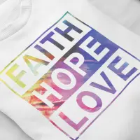 在飛比找蝦皮購物優惠-基督教T恤福音潮衣-抗寒大學T恤-Faith Hope Lo