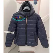 ABERCROMBIE & FITCH PRIMALOFT LIGHTWEIGHT HOODED PUFFER JACKET MENS SIZE MEDIUM