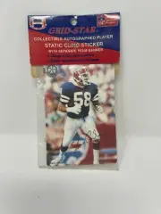 Buffalo Bills Grid-Star Static Cling Stickers #58 Shane Conlan