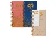 12x Spirax Platinum Slimline Writing Notebook School Stationery 120-Pages Assort