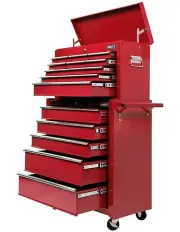 [Giantz] 14 Drawer Tool Box Cabinet Chest in Red
