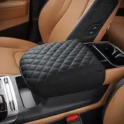 KMMOTORS Carnival KA4 2020-2025 Center Console Cover, Armrest Cushion, Console Protector, Carnival Accessories(Carnival KA4, Black)