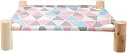 ERINGOGO Detachable Elevated Cat Bed Breathable Puppy Sleeping Bed for Indoor Use Space Saving Design Easy Assembly Strong Support for Cats and Dogs for