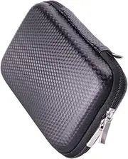 KOMBIUDA USB Cable Organizer Case Durable Headphone Bag with Smooth Double Zipper Storage Pouch for Electronics Accessories for Travel and Daily Use