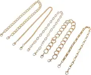 [STOBOK] 5pcs Hat Chain Diy Baseball Cap Accessories for Women Men Vintage Ethnic Cap Chain for Trucker Hat Boho Style Bulk Craft Metal Chain Charms