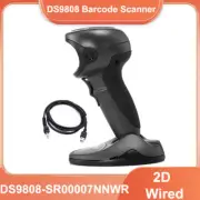 Zebra Motorola Symbol DS9808-SR00007NNWR 2D Barcode Scanner with Cable Black New